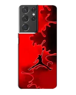 Чохол для Samsung Galaxy S21 Plus з картинкою «Jordan Red Smoke»