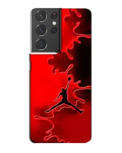 Чохол для Samsung Galaxy S21 Plus з картинкою «Jordan Red Smoke»