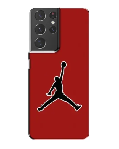 Чохол для Samsung Galaxy S21 Plus з картинкою «Jordan Red Back»