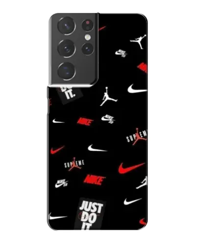 Чохол для Samsung Galaxy S21 Plus з картинкою «Nike Mix Pattern»