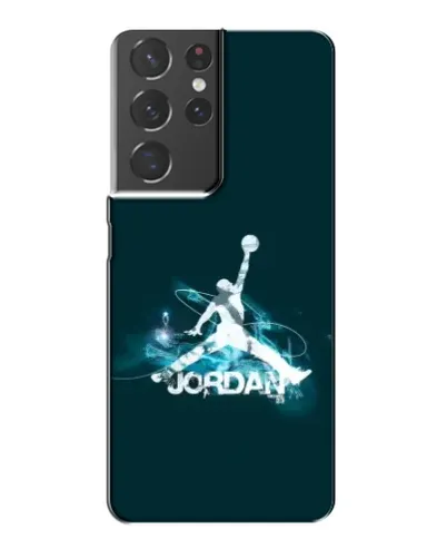 Чохол для Samsung Galaxy S21 Plus з картинкою «Jordan Blue Fire»