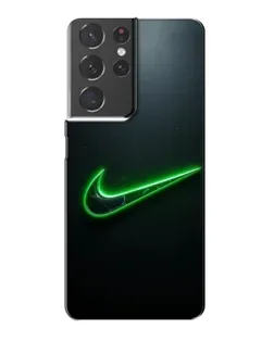 Чохол для Samsung Galaxy S21 Plus з картинкою «Неоновий контур Nike» Чохол для Samsung Galaxy S21 Plus з картинкою «Неоновий контур Nike»