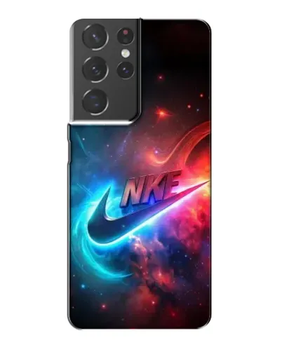 Чохол для Samsung Galaxy S21 Plus з картинкою «Вогняний логотип Nike» Чохол для Samsung Galaxy S21 Plus з картинкою «Вогняний логотип Nike»