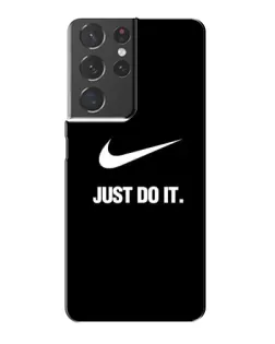 Чохол для Samsung Galaxy S21 Plus з картинкою «Класичний принт Nike» Чохол для Samsung Galaxy S21 Plus з картинкою «Класичний принт Nike»