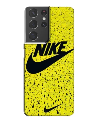 Чохол для Samsung Galaxy S21 Plus з картинкою «Жовтий текстурний Nike» Чохол для Samsung Galaxy S21 Plus з картинкою «Жовтий текстурний Nike»