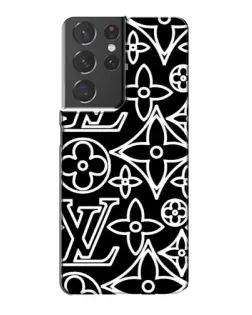 Чохол для Samsung Galaxy S21 Plus з картинкою «Чорно-білий візерунок LV» Чохол для Samsung Galaxy S21 Plus з картинкою «Чорно-білий візерунок LV»