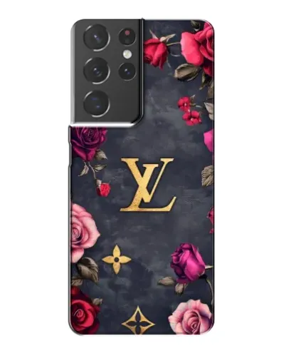 Чохол для Samsung Galaxy S21 Plus з картинкою «Квітковий Louis Vuitton»