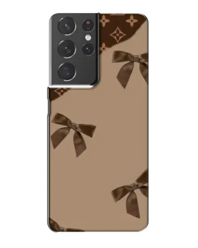 Чохол для Samsung Galaxy S21 Plus з картинкою «LV — кавовий атлас»