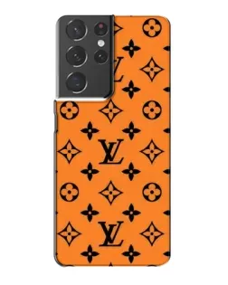 Чохол для Samsung Galaxy S21 Plus з картинкою «Помаранчевий стиль LV»