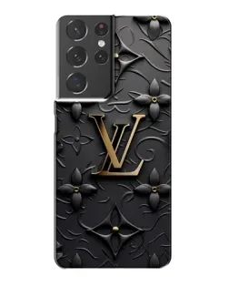 Чохол для Samsung Galaxy S21 Plus з картинкою «Шкіряна текстура LV»