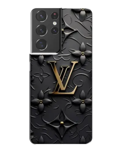 Чохол для Samsung Galaxy S21 Plus з картинкою «Шкіряна текстура LV»