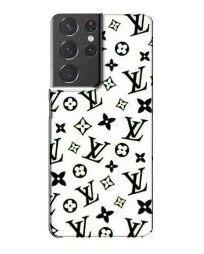 Чохол для Samsung Galaxy S21 Plus з картинкою «Монохромний хаос LV»