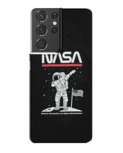 Чохол для Samsung Galaxy S21 Plus з картинкою «NASA — крокуємо по Місяцю» Чохол для Samsung Galaxy S21 Plus з картинкою «NASA — крокуємо по Місяцю»