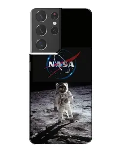 Чохол для Samsung Galaxy S21 Plus з картинкою «Астронавт на Місяці»