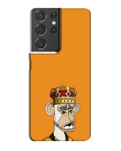 Чохол для Samsung Galaxy S21 Plus з картинкою «Золота мавпа Bored Ape» Чохол для Samsung Galaxy S21 Plus з картинкою «Золота мавпа Bored Ape»