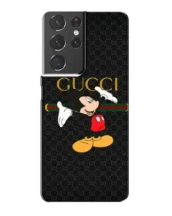 Чохол для Samsung Galaxy S21 Plus з картинкою «Міккі Маус Gucci»