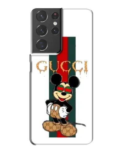 Чохол для Samsung Galaxy S21 Plus з картинкою «Міккі Маус Gucci — смуги» Чохол для Samsung Galaxy S21 Plus з картинкою «Міккі Маус Gucci — смуги»