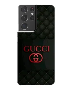 Чохол для Samsung Galaxy S21 Plus з картинкою «Gucci — стьобаний чорний»