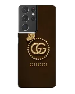 Чохол для Samsung Galaxy S21 Plus з картинкою «Gucci — золотий метелик»