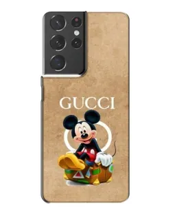 Чохол для Samsung Galaxy S21 Plus з картинкою «Міккі Маус Gucci — крафт»