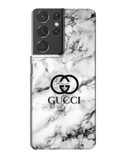 Чохол для Samsung Galaxy S21 Plus з картинкою «Gucci — мармуровий шик»