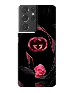 Чохол для Samsung Galaxy S21 Plus з картинкою «Gucci — неонова троянда»