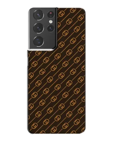 Чохол для Samsung Galaxy S21 Plus з картинкою «Gucci — золоті діагоналі» Чохол для Samsung Galaxy S21 Plus з картинкою «Gucci — золоті діагоналі»