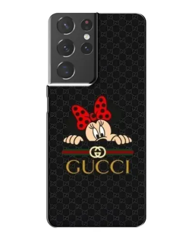 Чохол для Samsung Galaxy S21 Plus з картинкою «Мінні Маус Gucci — чорний» Чохол для Samsung Galaxy S21 Plus з картинкою «Мінні Маус Gucci — чорний»