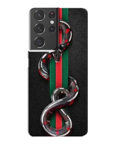 Чохол для Samsung Galaxy S21 Plus з картинкою «Gucci — змія на смузі» Чохол для Samsung Galaxy S21 Plus з картинкою «Gucci — змія на смузі»