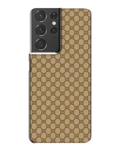 Чехол для Samsung Galaxy S21 Plus с картинкой «Gucci — классический беж»