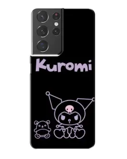 Чохол для Samsung Galaxy S21 Plus з картинкою «Kuromi — чорний мінімалізм» Чохол для Samsung Galaxy S21 Plus з картинкою «Kuromi — чорний мінімалізм»