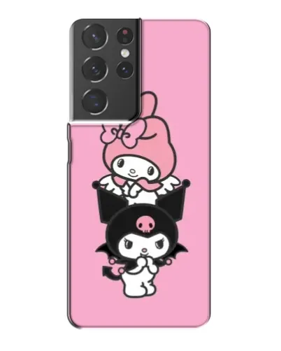 Чохол для Samsung Galaxy S21 Plus з картинкою «Тріо My Melody та Kuromi» Чохол для Samsung Galaxy S21 Plus з картинкою «Тріо My Melody та Kuromi»