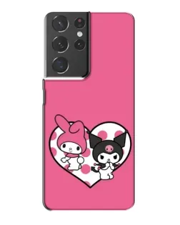 Чохол для Samsung Galaxy S21 Plus з картинкою «Kuromi та My Melody» Чохол для Samsung Galaxy S21 Plus з картинкою «Kuromi та My Melody»