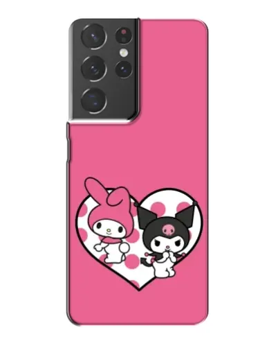 Чохол для Samsung Galaxy S21 Plus з картинкою «Kuromi та My Melody» Чохол для Samsung Galaxy S21 Plus з картинкою «Kuromi та My Melody»