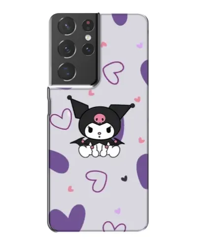 Чохол для Samsung Galaxy S21 Plus з картинкою «Kuromi та лавандові серця» Чохол для Samsung Galaxy S21 Plus з картинкою «Kuromi та лавандові серця»