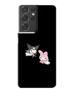 Чохол для Samsung Galaxy S21 Plus з картинкою «My Melody та Kuromi» Чохол для Samsung Galaxy S21 Plus з картинкою «My Melody та Kuromi»