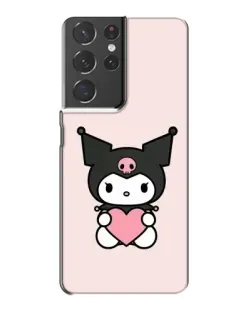 Чохол для Samsung Galaxy S21 Plus з картинкою «Kuromi та серце» Чохол для Samsung Galaxy S21 Plus з картинкою «Kuromi та серце»