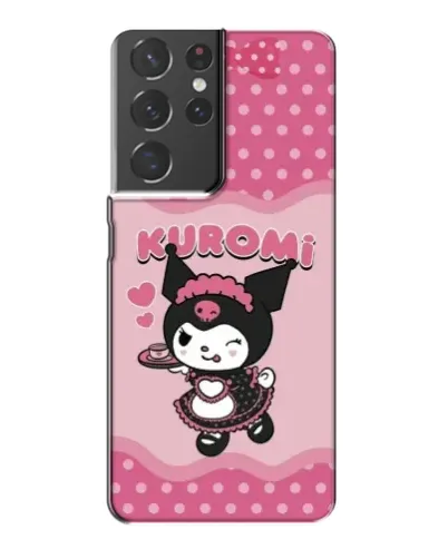Чохол для Samsung Galaxy S21 Plus з картинкою «Kuromi в окулярах» Чохол для Samsung Galaxy S21 Plus з картинкою «Kuromi в окулярах»