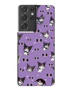 Чохол для Samsung Galaxy S21 Plus з картинкою «Kuromi — патерн» Чохол для Samsung Galaxy S21 Plus з картинкою «Kuromi — патерн»