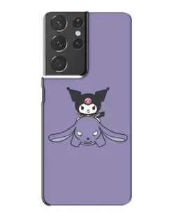 Чохол для Samsung Galaxy S21 Plus з картинкою «Kuromi на ліловому фоні» Чохол для Samsung Galaxy S21 Plus з картинкою «Kuromi на ліловому фоні»