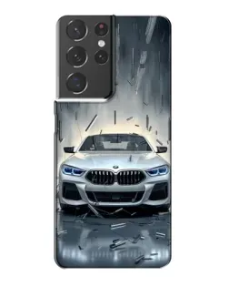 Чохол для Samsung Galaxy S21 Plus з картинкою «BMW у світлі фар»