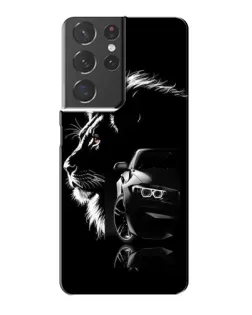 Чохол для Samsung Galaxy S21 Plus з картинкою «BMW та лев»
