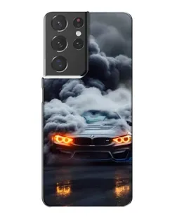 Чохол для Samsung Galaxy S21 Plus з картинкою «BMW у диму»