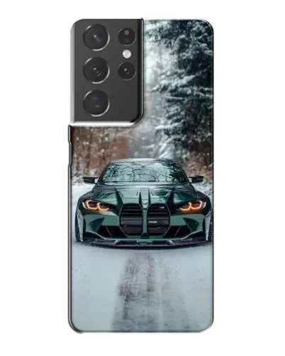 Чохол для Samsung Galaxy S21 Plus з картинкою «BMW у зимовому лісі» Чохол для Samsung Galaxy S21 Plus з картинкою «BMW у зимовому лісі»