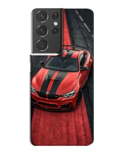 Чохол для Samsung Galaxy S21 Plus з картинкою «BMW на червоній доріжці» Чохол для Samsung Galaxy S21 Plus з картинкою «BMW на червоній доріжці»