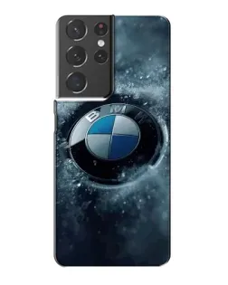 Чохол для Samsung Galaxy S21 Plus з картинкою «Логотип BMW — лід»