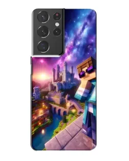 Чохол для Samsung Galaxy S21 Plus з картинкою «Стів та космос» Чохол для Samsung Galaxy S21 Plus з картинкою «Стів та космос»
