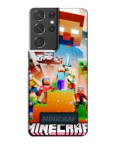 Чохол для Samsung Galaxy S21 Plus з картинкою «Minecraft герої гри» Чохол для Samsung Galaxy S21 Plus з картинкою «Minecraft герої гри»