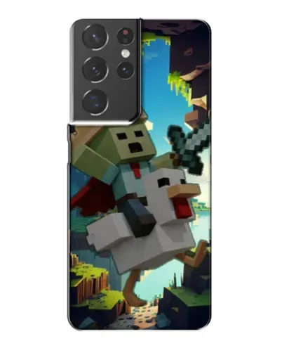 Чохол для Samsung Galaxy S21 Plus з картинкою «Стів та гусь» Чохол для Samsung Galaxy S21 Plus з картинкою «Стів та гусь»