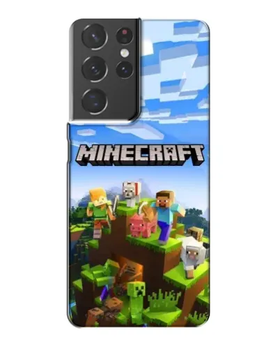 Чохол для Samsung Galaxy S21 Plus з картинкою «Minecraft класичний світ» Чохол для Samsung Galaxy S21 Plus з картинкою «Minecraft класичний світ»
